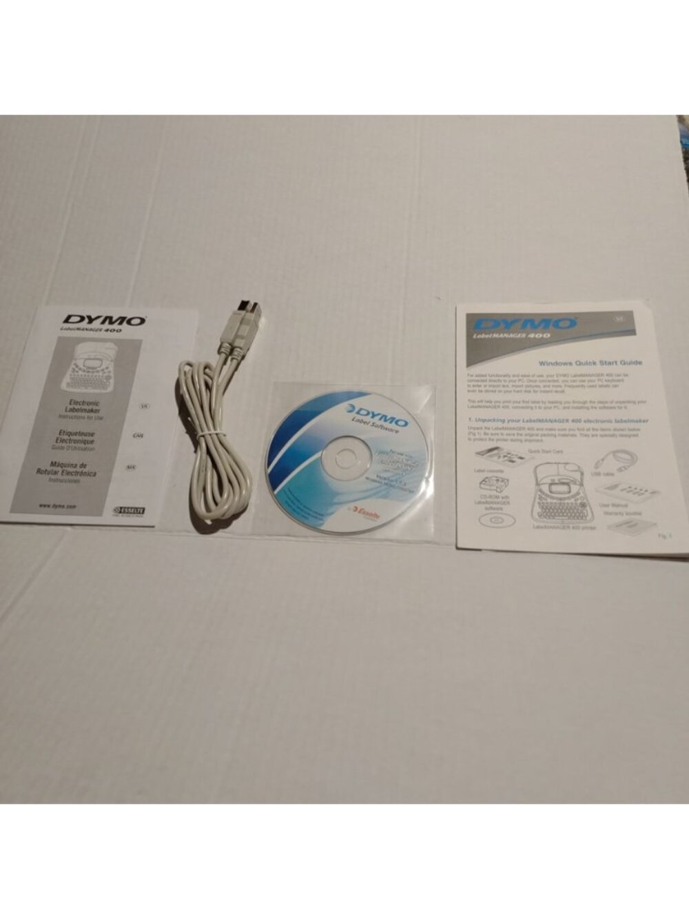 Dymo LabelManager 400 Electronic Label Maker With Accessories USB Compatible - Picture 3 of 13
